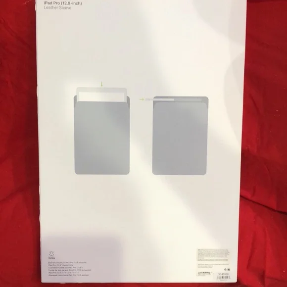 Apple IPad Pro leather sleeve 12.9 - Picture 2 of 3